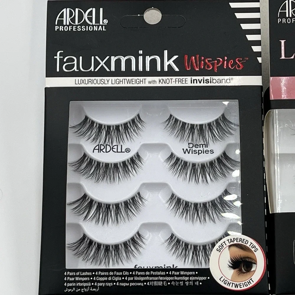 Ardell Professional False Eyelash Lot Lash Contour Remy Studio Effect Individual
